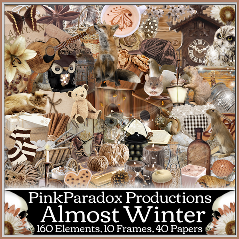 Pink Paradox Almost Winter Scrap Kit