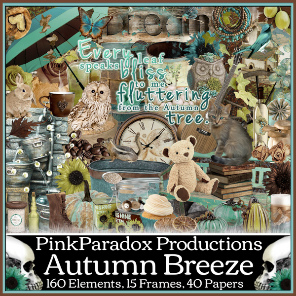 Pink Paradox Autumn Breeze Scrap Kit